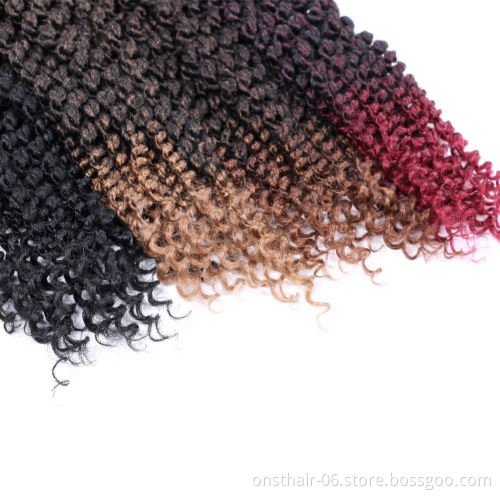 Passion Twist Hair 14 Inch Spring Twist Crochet Braid Hair 18strands/pack Hair Extension for Black Synthetic Kinky Curly Women